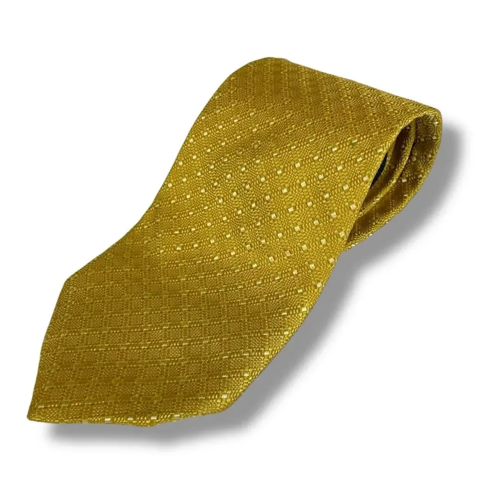 Vintage Tommy Hilfiger Yellow gold and blue set of 3 Patterned Ties